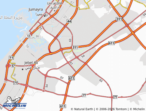 MICHELIN Al Hebiah Second map - ViaMichelin