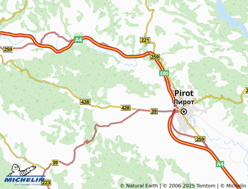 MICHELIN Veliki Suvodol map - ViaMichelin