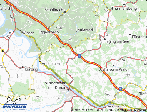 MICHELIN Garham map - ViaMichelin