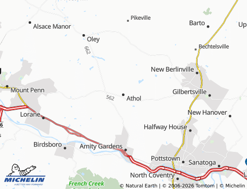 Carte MICHELIN Athol - ViaMichelin