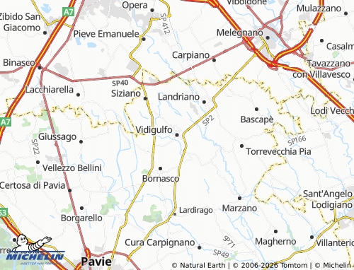 Mappa MICHELIN Vidigulfo - ViaMichelin