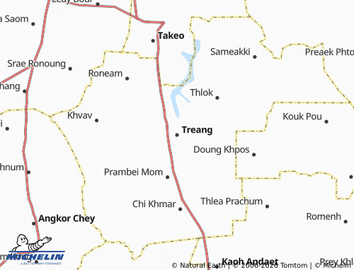 MICHELIN Treang map - ViaMichelin