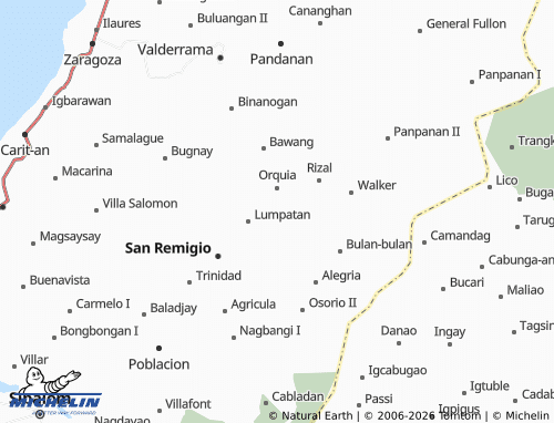 MICHELIN Lapak map - ViaMichelin