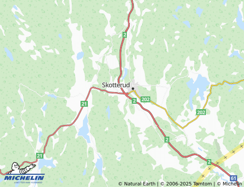 MICHELIN Eidskog map - ViaMichelin