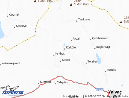 Mappa MICHELIN Körküler - ViaMichelin