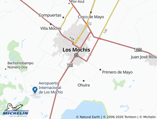 MICHELIN Prados del Bosque map - ViaMichelin