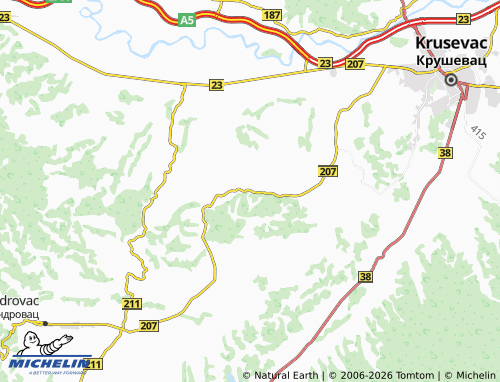 Mapa MICHELIN Velika Vrbnica - ViaMichelin