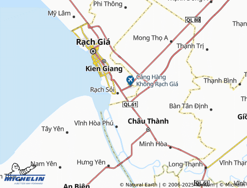 Mapa MICHELIN Vĩnh Lợi - ViaMichelin