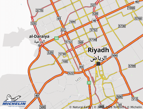 MICHELIN-Landkarte al-Rahmaniyyah - ViaMichelin