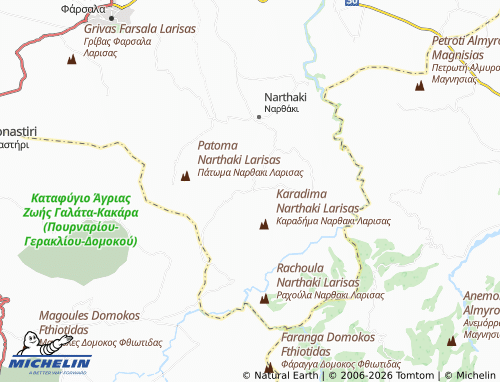 MICHELIN Agios Antonios map - ViaMichelin
