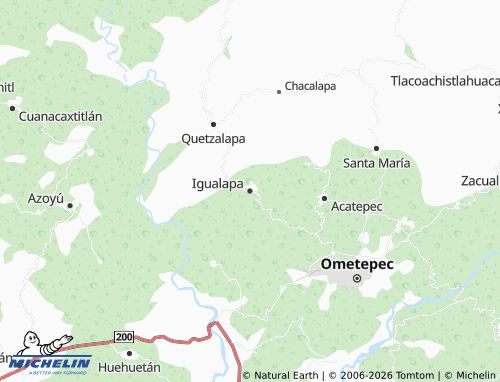 MICHELIN Igualapa map - ViaMichelin