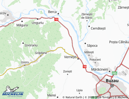 MICHELIN Nișcov map - ViaMichelin