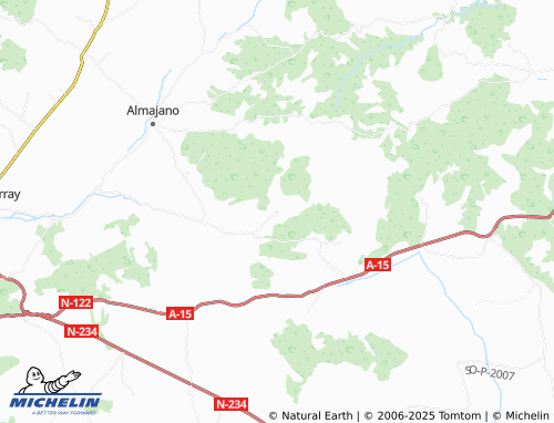 Mapa MICHELIN Cortos - ViaMichelin