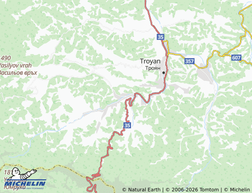 Mapa MICHELIN Beli Osam - ViaMichelin