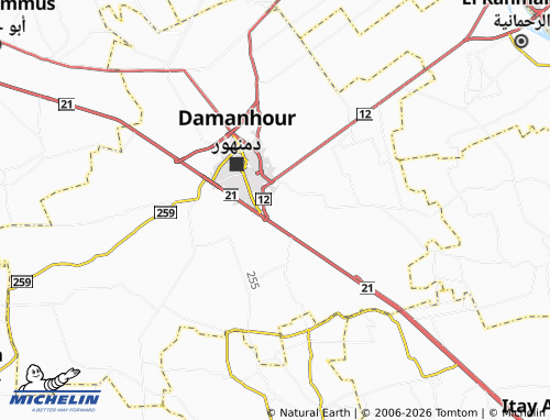 MICHELIN El Hamamaia map - ViaMichelin