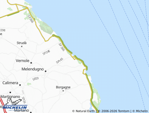 MICHELIN-Landkarte San Foca - ViaMichelin