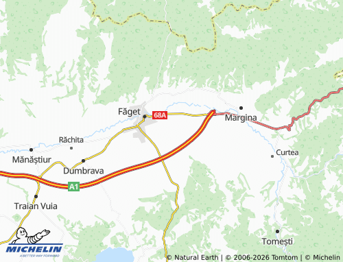 MICHELIN Bătești map - ViaMichelin