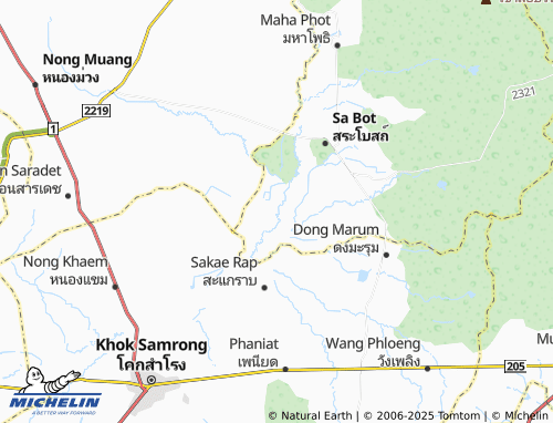 MICHELIN Huai Yai map - ViaMichelin