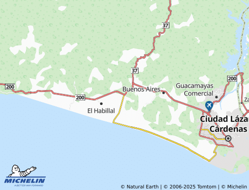 MICHELIN Acalpican de Morelos map - ViaMichelin