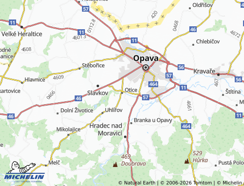 Mappa MICHELIN Otice - ViaMichelin