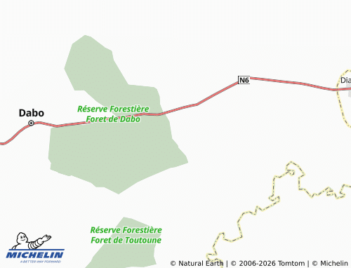 Mapa MICHELIN Mampatim Sintian - ViaMichelin