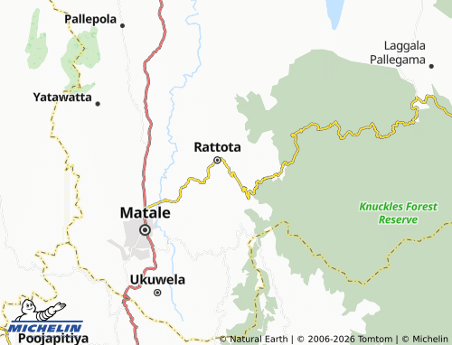 MICHELIN Wanaraniya map - ViaMichelin