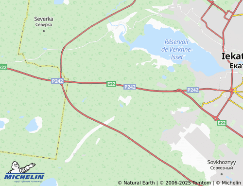 MICHELIN Karas'yeozerskiy-2 map - ViaMichelin