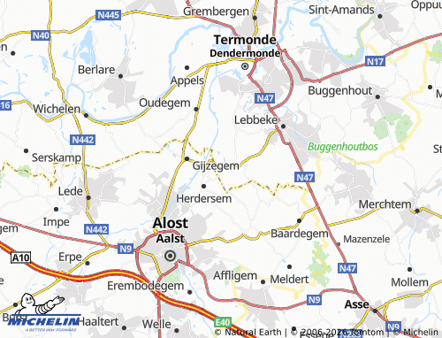 Mappa MICHELIN Wieze - ViaMichelin