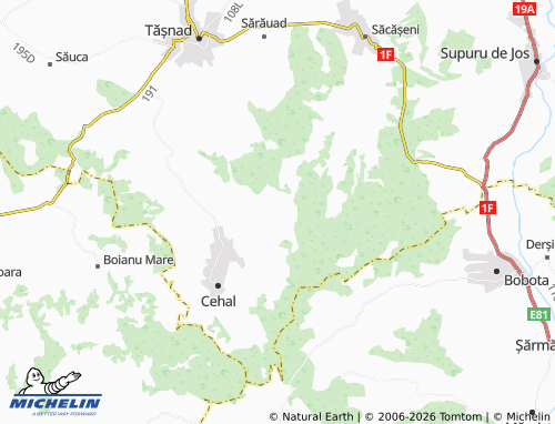 Mappa MICHELIN Orbău - ViaMichelin