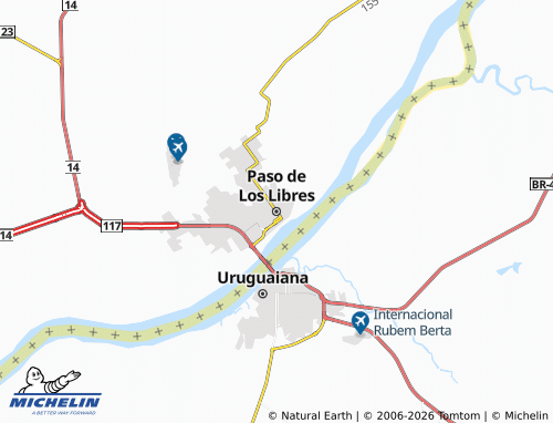 MICHELIN-Landkarte Paso de Los Libres - ViaMichelin