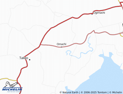 MICHELIN Omachi map - ViaMichelin
