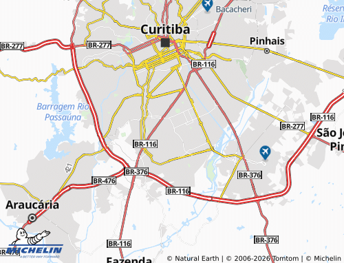 MICHELIN Xaxim map - ViaMichelin