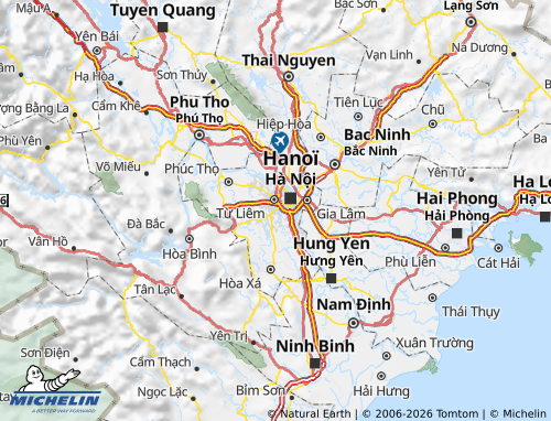 MICHELIN Hà Đông map - ViaMichelin