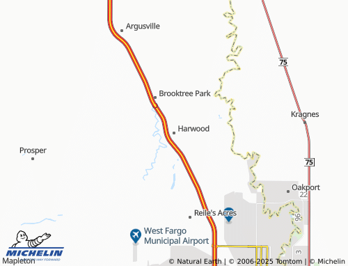 MICHELIN Harwood map - ViaMichelin