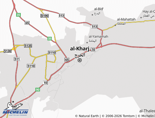 Carte MICHELIN al-Muntazah - ViaMichelin