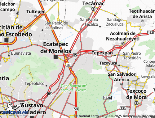Mapa MICHELIN Colonial Ecatepec - ViaMichelin