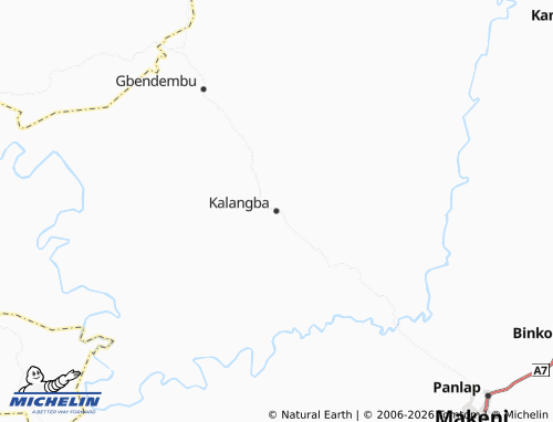 Mapa MICHELIN Kalangba - ViaMichelin