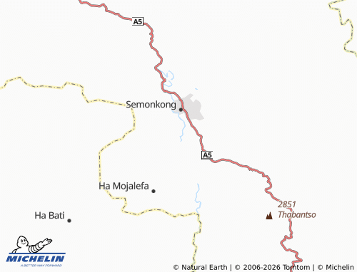 MICHELIN Thusong map - ViaMichelin
