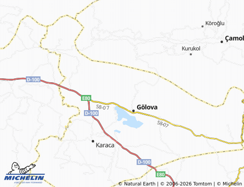 MICHELIN Güzören map - ViaMichelin