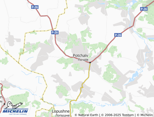 MICHELIN Staryi Pochaiv map - ViaMichelin