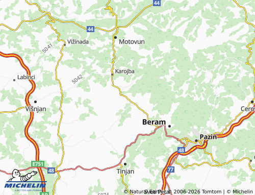 MICHELIN-Landkarte Škropeti - ViaMichelin