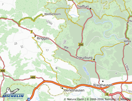 MICHELIN Ifta map - ViaMichelin