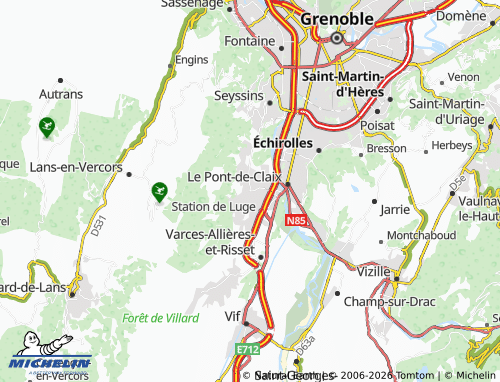 Mappa MICHELIN Claix - ViaMichelin