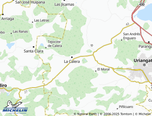 MICHELIN El Canario map - ViaMichelin
