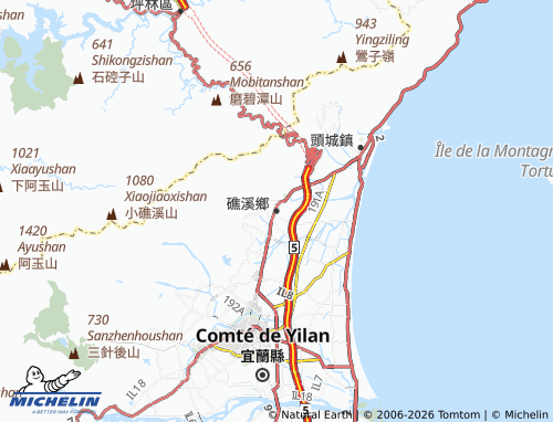 Mappa MICHELIN jiao xi xiang - ViaMichelin