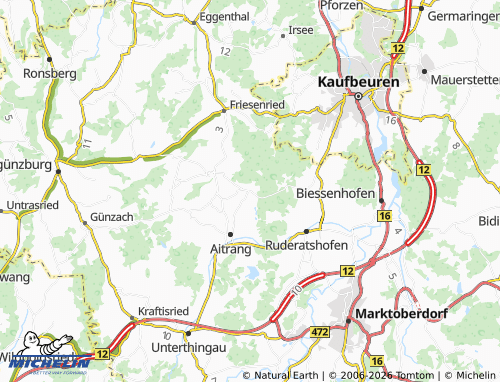 Mappa MICHELIN Wenglingen - ViaMichelin
