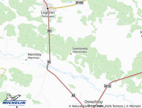 Carte MICHELIN Ivanisovka - ViaMichelin