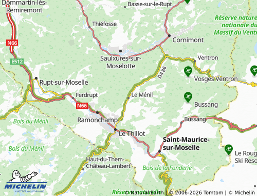 Mappa MICHELIN Le Ménil - ViaMichelin