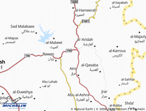 Carte MICHELIN al-Hanba - ViaMichelin