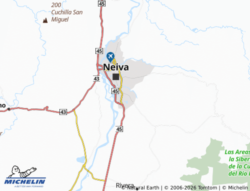 MICHELIN Canaima map - ViaMichelin